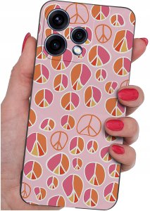 krainaGSM Do Oppo Reno15 5G Wzory Silikonowe Matt Case + Szkło 9H 4