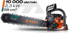 Piła łańcuchowa Humberg Piła spalinowa łańcuchowa pilarka do drewna 16" Humberg HM-660 + olej 3