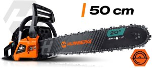 Piła łańcuchowa Humberg Piła spalinowa łańcuchowa pilarka do drewna 16" Humberg HM-660 + olej 6