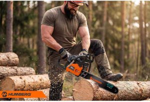 Piła łańcuchowa Humberg Piła spalinowa łańcuchowa pilarka do drewna 16" Humberg HM-662 + olej 7
