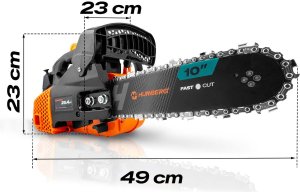 Piła łańcuchowa Humberg Piła spalinowa łańcuchowa pilarka do drewna 10" Humberg HM-663 + olej 15