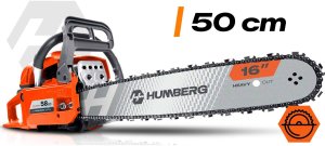Piła łańcuchowa Humberg Piła spalinowa łańcuchowa pilarka do drewna 16" Humberg HM-661 + olej 7