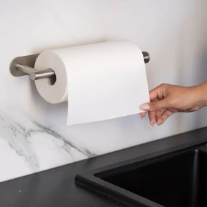 SHOPUJ.PL Uchwyt Wieszak na papier ręcznik papierowy srebrny 6