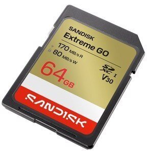Karta SanDisk Extreme GO SDXC 64 GB UHS-I/U3 V30 (SDSDXGN-064G-GNCIN) 2
