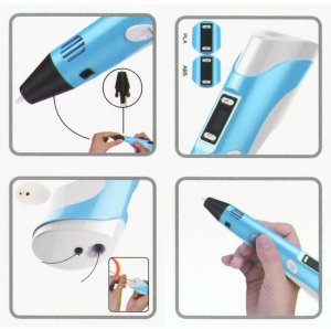 Długopis 3D XMaster Długopis 3D Pen Drukarka 3D Zestaw - różowy 9