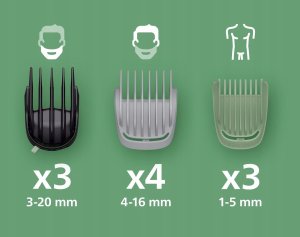 Trymer Philips PHILIPS Multigroom Series 7000 All-in-One 19-częściowy trymer MG7962/30 3