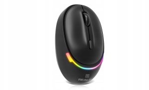 Mysz Real-El Mysz bezprzewodowa z podświetleniem Bluetooth 1600dp REAL-EL RM-440W Silent 5