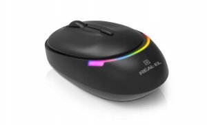 Mysz Real-El Mysz bezprzewodowa z podświetleniem Bluetooth 1600dp REAL-EL RM-440W Silent 6
