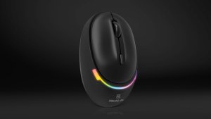 Mysz Real-El Mysz bezprzewodowa z podświetleniem Bluetooth 1600dp REAL-EL RM-440W Silent 9