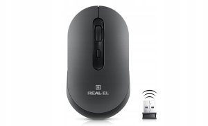 Mysz Real-El Bluetooth Optyczna 2,4GHz 2400dpi REAL-EL RM-470W Silent 2