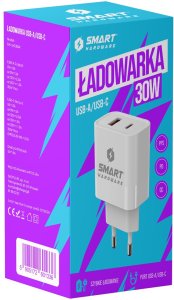 Ładowarka Smart Hardware Ładowarka sieciowa SMART HARDWARE Szybka 30W USB-C USB-A 5