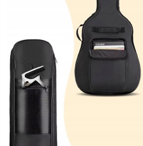 Strado Etui wodoodporne gitarę 41 szelki - ochronne z podstawką, dostęp do portów i przycisków 3