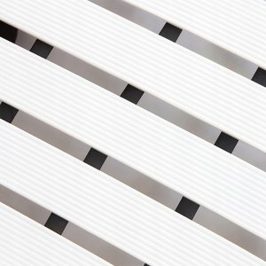 Aptel Mata łazienkowa antypoślizgowa Pod Prysznic brodzik do sauny basenu 43x61, biała 2