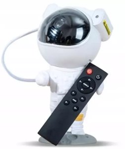 4kom.pl Projektor gwiazd i galaktyk - ludzik astronautaBiały 2