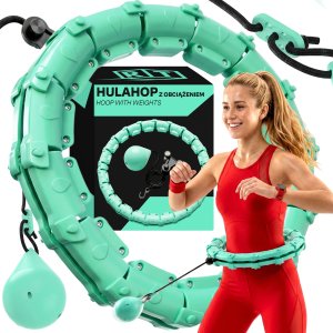 Rebel Active Hula hop z obciążeniem wypustkami odchudzające masaż hulahop fitness smart - sr336 2