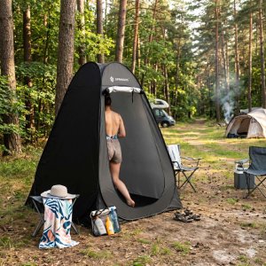 Springos Namiot plażowy samorozkładający 190x120x120 cm mobilna przebieralnia parawan toaleta Uniwersalny 13