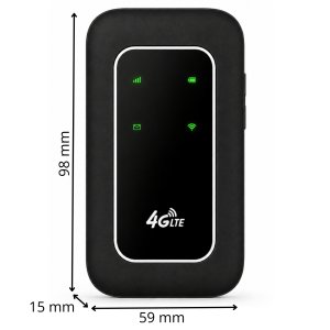 Router Rebel Comp na kartę SIM LTE WiFi Internet Modem 4G Przenośny na baterię" 5