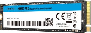 Dysk SSD Lexar NM610 PRO 500GB M.2 2280 PCI-E x4 Gen3 NVMe (LNM610P500G-RNNNG) 2