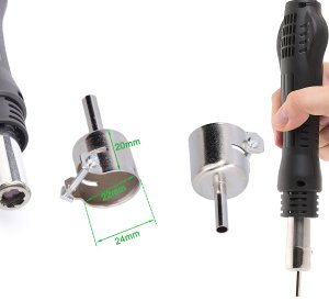 Techrebal Akcesoria do opalarek Dysza prosta krótka średnica 6mm długość 20mm (Hot Air) 3