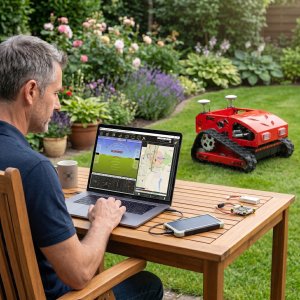 Robot koszący Techrebal NevePrato GPS 550 JY-550B 2