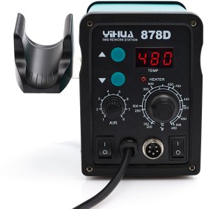 Techrebal Stacja lutownicza 2w1 Yihua 878D 2