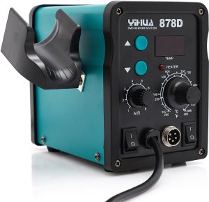 Techrebal Stacja lutownicza 2w1 Yihua 878D 4