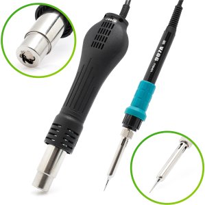 Techrebal Stacja lutownicza 2w1 Yihua 878D 8