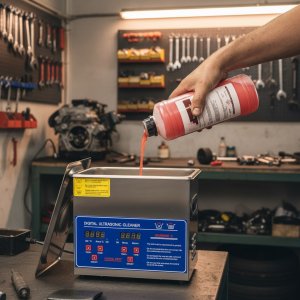 Techrebal Myjka ultradźwiękowa 220W 3,2L PS-20A + Tech Sonic 1L Niebieski 10