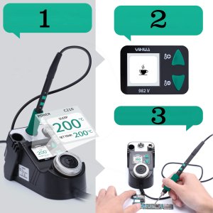 Techrebal Stacja lutownicza Yihua 982-V na groty C245 9