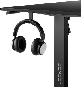 Biurko SENSE7 NOJO LIGHT Czarne 100 cm x 60 cm 11