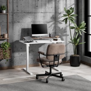 Biurko SENSE7 NOJO LIGHT Białe 100 cm x 60 cm 2