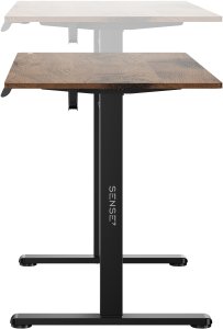 Biurko SENSE7 NOJO LIGHT Ciemnobrązowe 100 cm x 60 cm 10