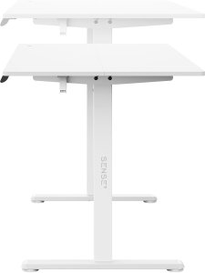 Biurko SENSE7 NOJO LIGHT Białe 160 cm x 80 cm 10
