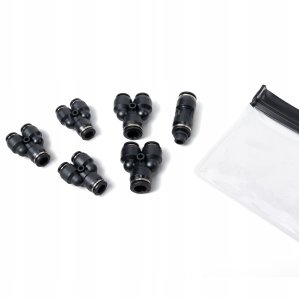 P.M.I Zestaw Węże Końcówki Splittery Adaptery 10w1 Do Smokegenie Smokeninja Pro / Sfx Extension Tubing Kit Ver. 2025 5