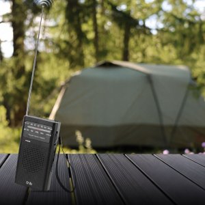 Radio TnB Mini Przenośne Radio Fm / Am Turystyczne Podręczne Na Baterie + Jack 3,5 Mm / Fmpket1 3