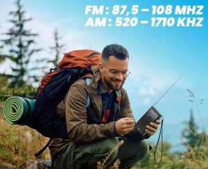 Radio TnB Mini Przenośne Radio Fm / Am Turystyczne Podręczne Na Baterie + Jack 3,5 Mm / Fmpket1 4