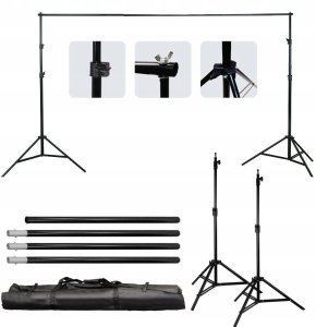 Zestaw studyjny Massa 200x300 2x Statyw 200cm / Belka 300cm - 150cm Bk2030 2