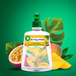 Reckitt Benckiser Wkład ACTIVE FRESH AIR WICK Marakuja i egzotyczne mango, Owoc passji i mango tropikalne 228 ml 2