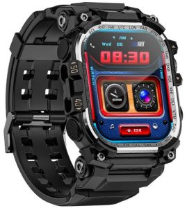 Smartwatch Diaway Smartwatch Zegarek Watch GPS Czarny Amoled Pro Rozmowy Sportowy Menu PL LTE Q888 11
