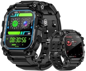 Smartwatch Diaway Smartwatch Zegarek Watch GPS Czarny Amoled Pro Rozmowy Sportowy Menu PL LTE Q888 6