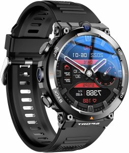 Smartwatch Diaway Smartwatch Zegarek Watch GPS Czarny Amoled Pro Rozmowy Sportowy Menu PL LTE H10 3