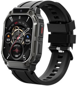 Smartwatch Diaway Smartwatch Zegarek Watch GPS Czarny Amoled Pro Rozmowy Sportowy Menu PL LTE Q80 2
