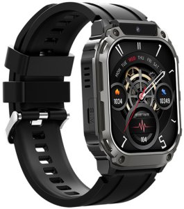 Smartwatch Diaway Smartwatch Zegarek Watch GPS Czarny Amoled Pro Rozmowy Sportowy Menu PL LTE Q80 3