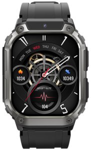 Smartwatch Diaway Smartwatch Zegarek Watch GPS Czarny Amoled Pro Rozmowy Sportowy Menu PL LTE Q80 10