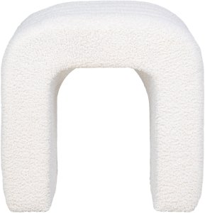 Inter Zoo Puf Teddy White 42X41X36 3
