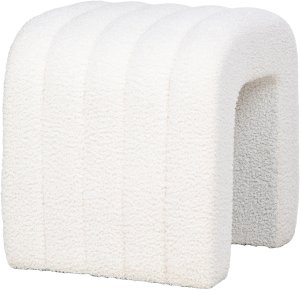 Inter Zoo Puf Teddy White 42X41X36 4