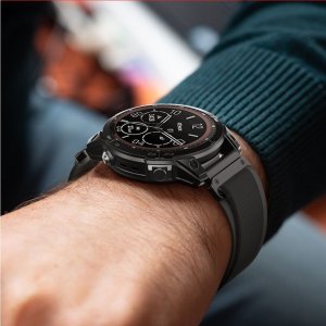 GK PROTECTION Pasek nylonowy na Garmin Fenix 5 / 6 / 6 Pro / 7 Nylon - czarno pomarańczowy Pasek nylonowy na Garmin Fenix 5 / 6 / 6 Pro / 7 Nylon - czarno pomarańczowy 2