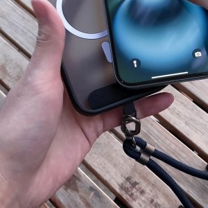 Kabel USB Dudao ze smyczą 4w1 USB-C z adapterami iPhone Lightning USB-A Niebieski 7