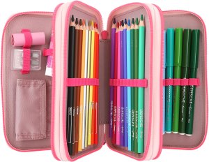 Piórnik DEPESCHE TOPModel - Triple Pencil Case Capybara - Rose 5