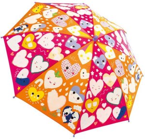 Party Deco Parasolka 6+- Serca 2